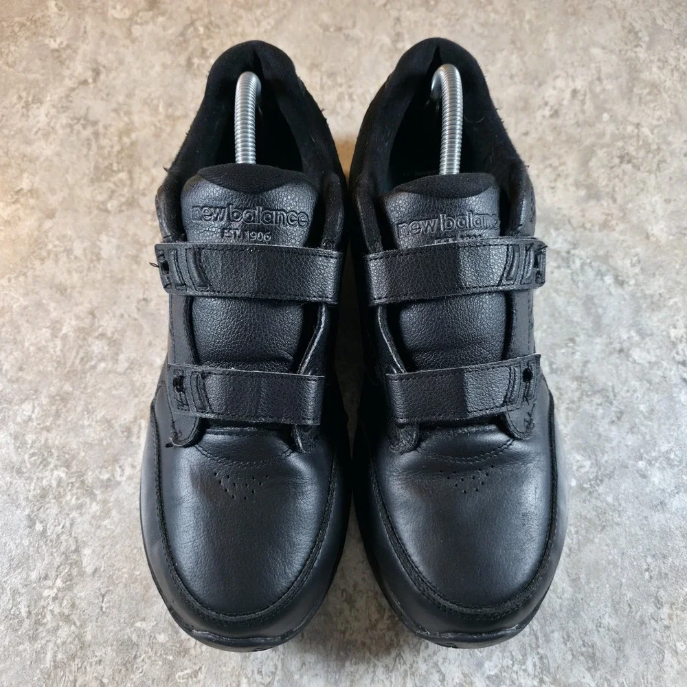 New Balance 928 V3 Mens Size 10.5 Triple Black Hook & Loop Sneaker Shoes Strap
